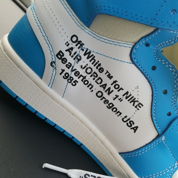 1985 Air Jordan 1's Off-white Size US 9 - Picture 2 of 6